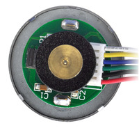 37D&nbsp;mm metal gearmotor with 64&nbsp;CPR encoder.