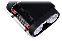 Zumo robot with QTR-1RC reflectance sensors.