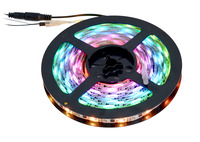 5-meter addressable RGB LED strip on included reel.