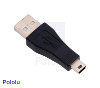 USB Adapter A to Mini-B
