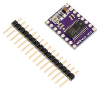 DRV8824 stepper motor driver carrier with included hardware.