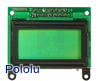 8x2 Character LCD - Black Bezel (Parallel Interface)
