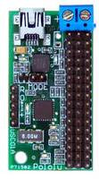 Pololu USB 16-Servo Controller, top view.