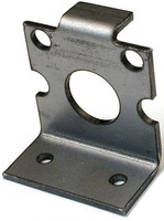 Solarbotics GMB28 (GM2/GM8 Gear Motor Bracket, Laser-Cut Steel)