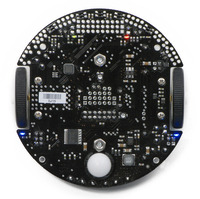 Pololu 3pi robot, bottom view.
