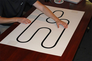 Put the pieces together to make a finished course.
