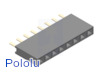 0.100" (2.54 mm) Female Header: 1x8-Pin, Straight