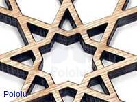 Close-up of the ornament.